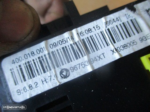 Comando Sofagem 96753994XT CITROEN C3 2014 1.4HDI 70CV 5P BRANCA BEHR CITROEN DS3 1 A55 FASE 1 2010 1.6HDI 112CV 3P BRANCO BEHR CITROEN C3   2 A51 FASE 2 2013 1.6HDI 82CV 5P BRANCO - 3