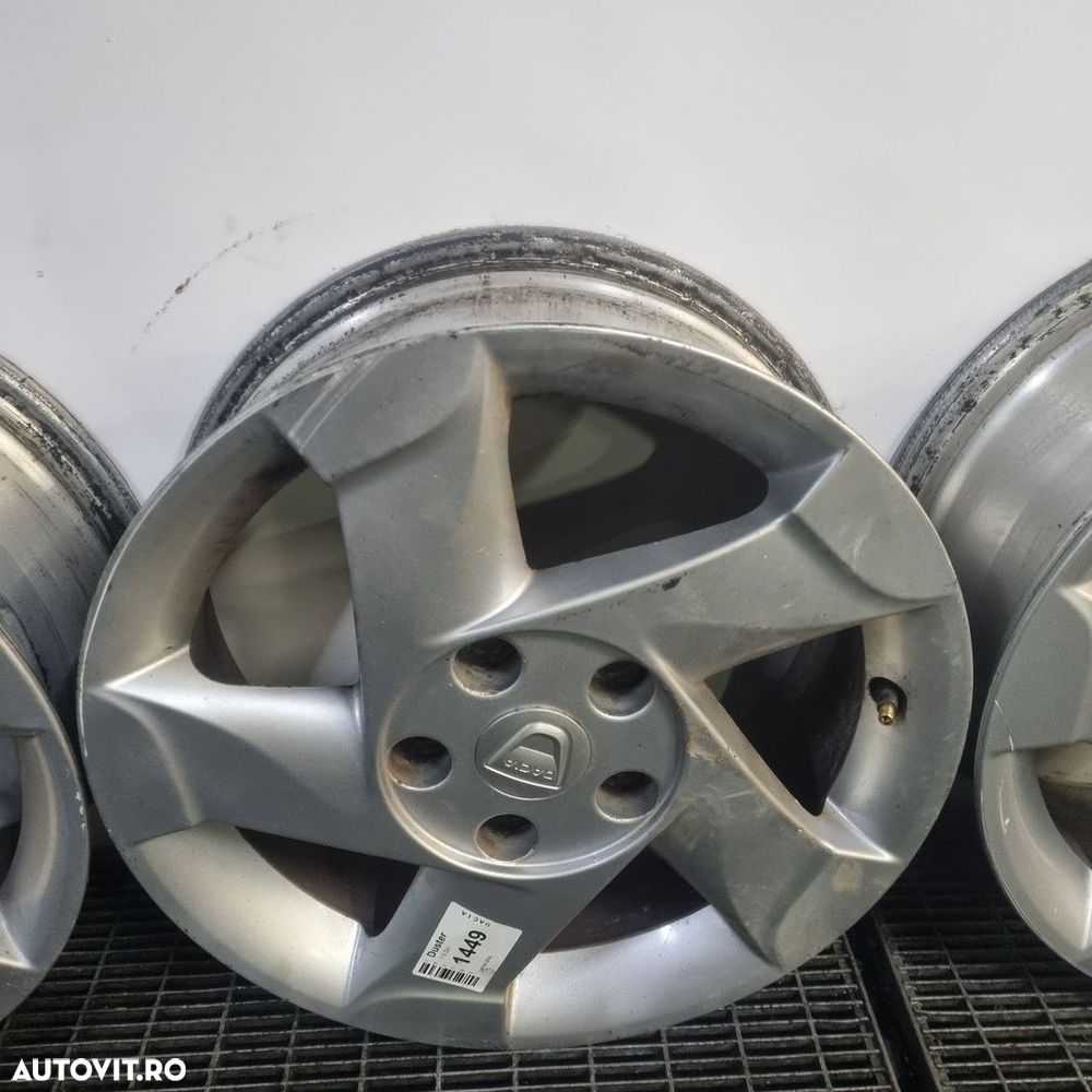 Jante aliaj Dacia Duster 2014 - 2017 (1449) R16 Nu are et/5x115 - 4