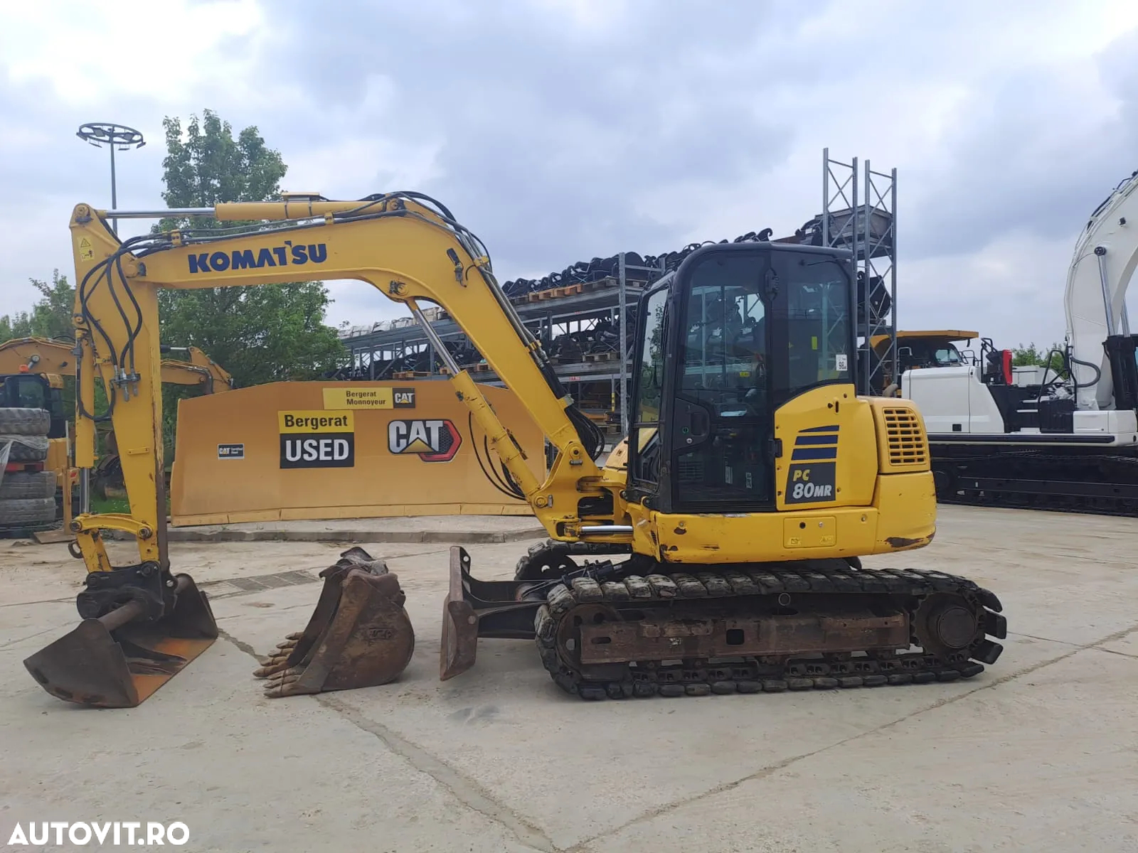 Komatsu PC80 MR5-eo midiexcavator excavator pe senile miniexcavator compact - 3