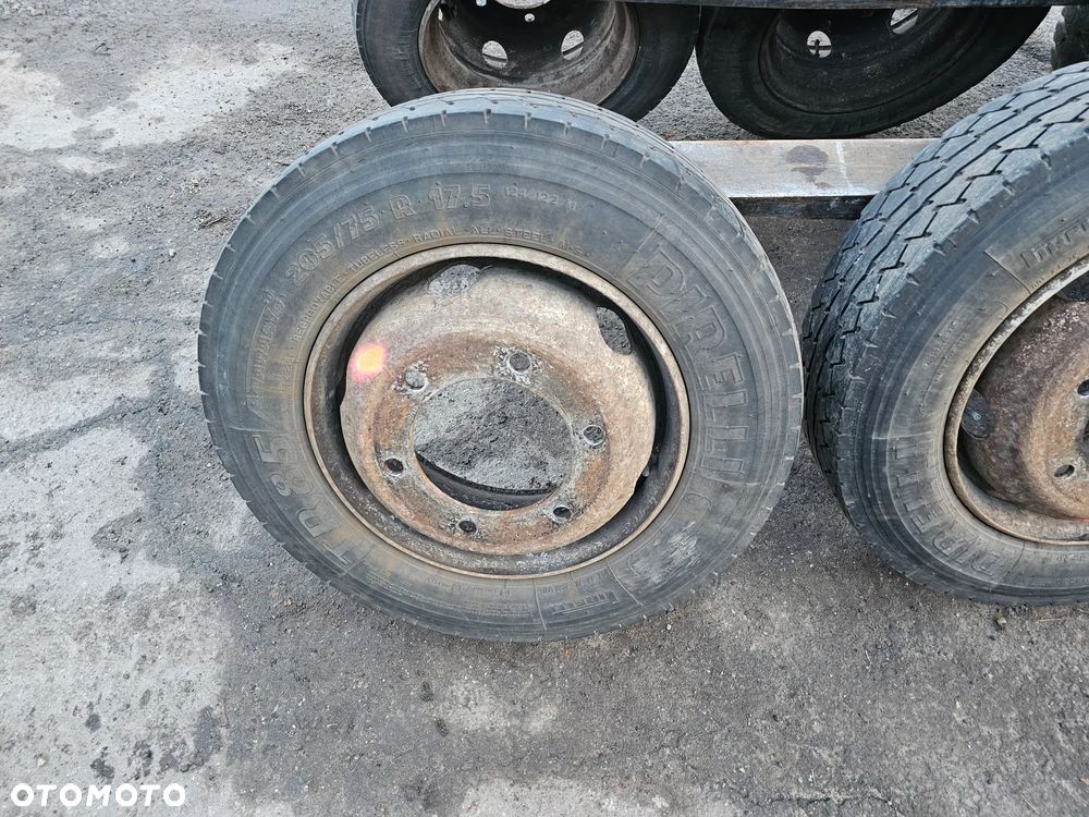 KOŁA KOŁO FELGI FELGA OPONY IVECO EUROCARGO PIRELLI TR85 205/75 17,5 R17.5 - 7