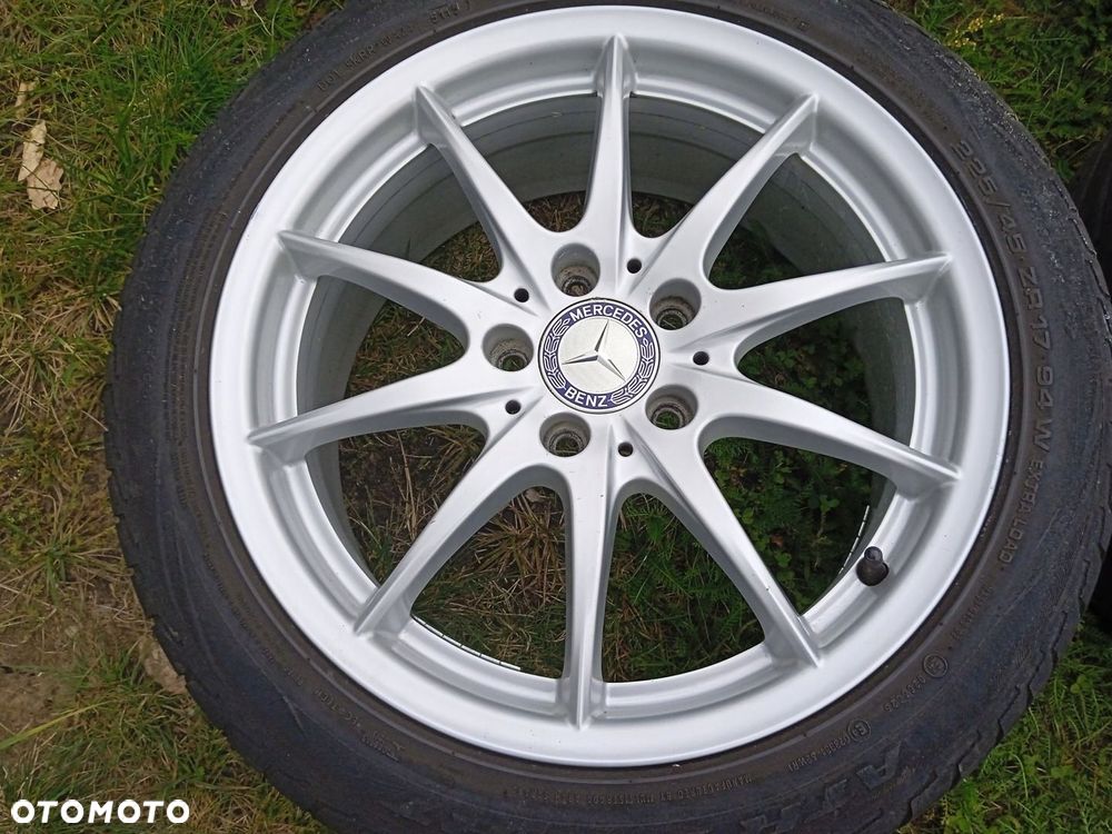 felgi aluminiowe 5x112 Mercedes A B C Klasa W246 W177 opony całoroczne 7mm - 3