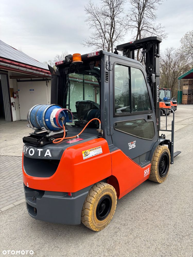 Toyota 8FGJF35 GWARANCJA LPG wolny skok waga DOSTAWA 64 800NETTO - 5