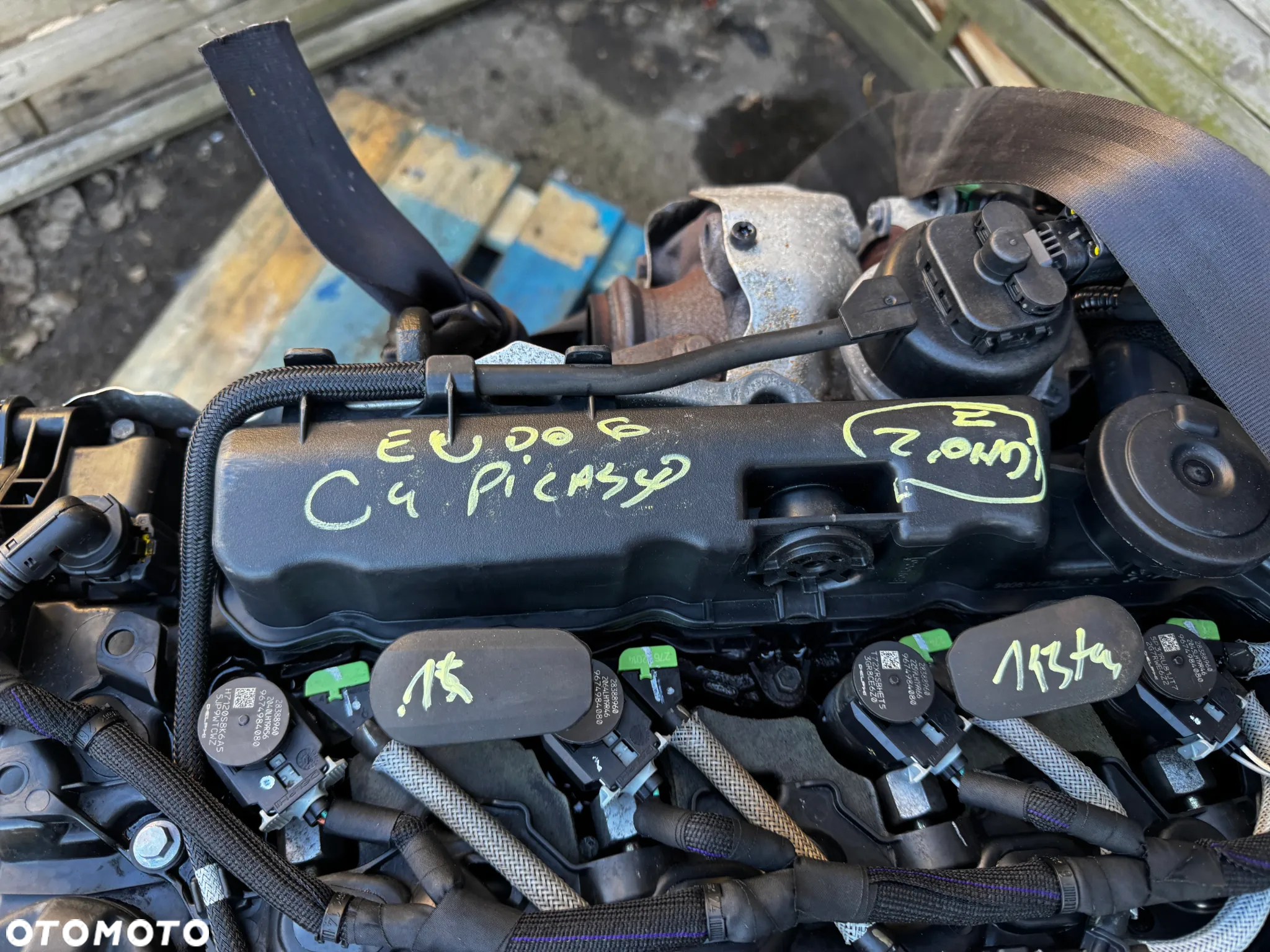 silnik DW10FD 2.0 hdi citroen grand picasso c4 kompletny bluehdi e-hdi 143 tys - 2