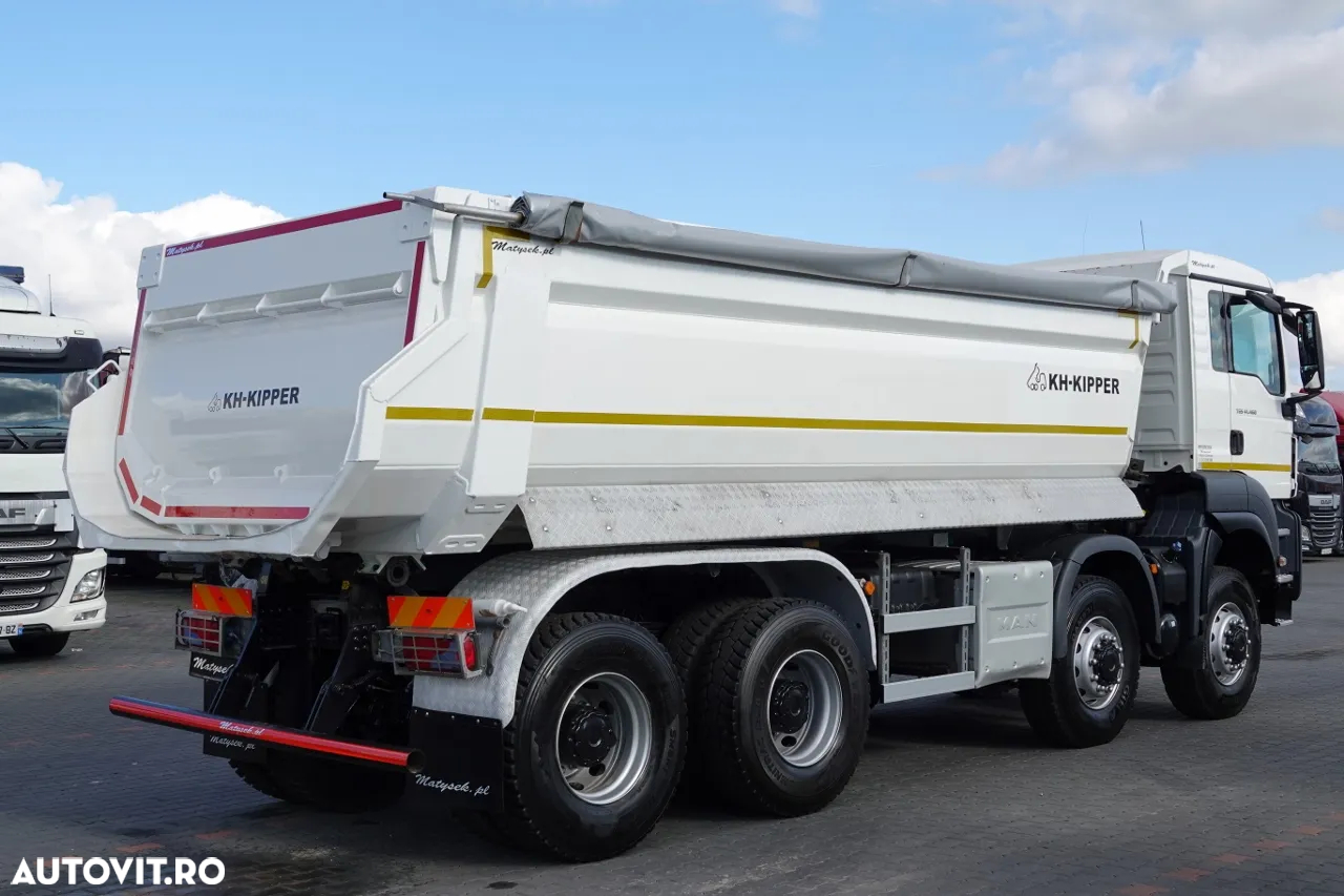 MAN TGS 41.460 / 8x8 / REAR TIPPER / MANUAL / KH-KIPPER / EURO 6 / 2019 YEAR - 9