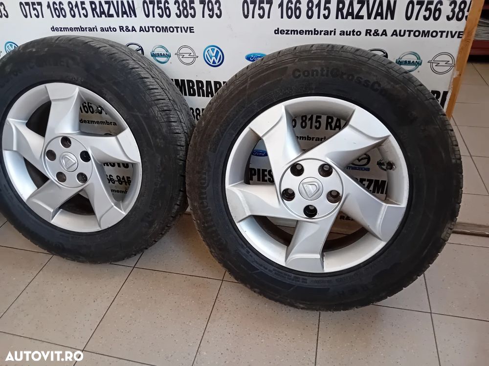 Jante Aluminiu Dacia Duster 215/65R16 Anvelope Continental 2023 Vara F Bune Jante Dacia Duster - 3