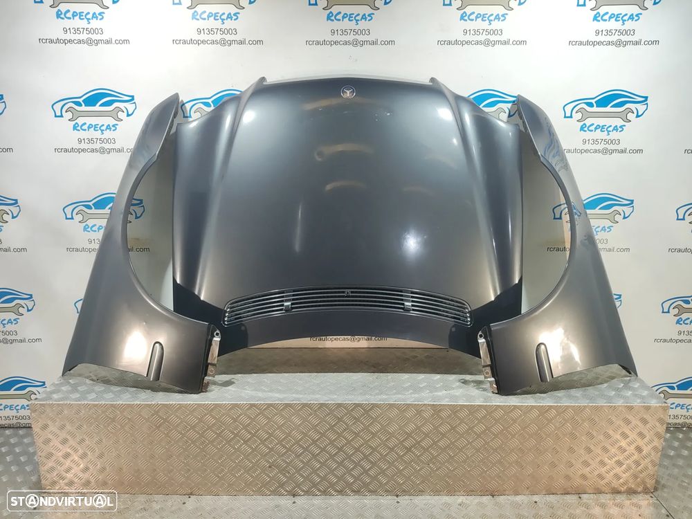 FRENTE COMPLETA MERCEDES BENZ CLASS C W203 SPORT COUPE CAPOT PARACHOQUES SENSORES GUARDA-LAMAS OTICAS RADIADOR VENTILADOR FRENTE FIBRA REFORÇO - 7