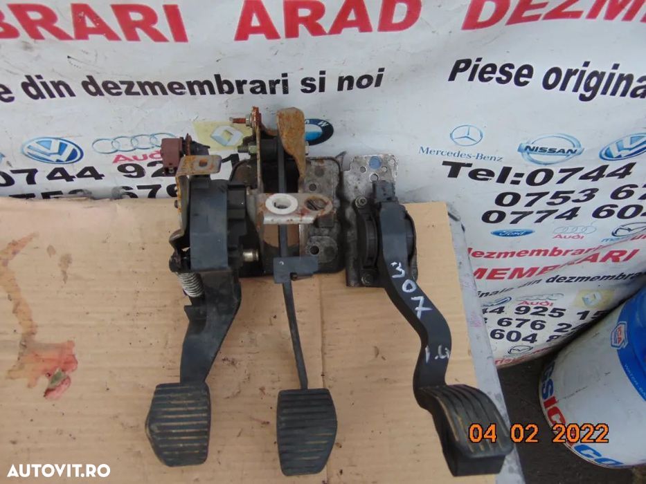 Pedala acceleratie Peugeot 307 2001-2008 pedalier 307 dezmembrez - 3
