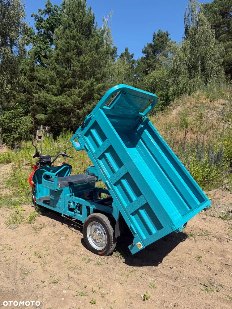 Elektryczny pojazd trójkołowy transportowy E-TUK Caset 0 Cargo TUK TUK kiper, wozidło - 4