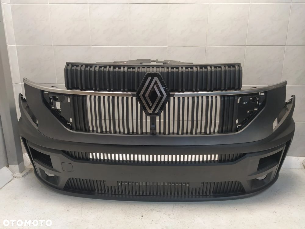 RENAULT MASTER IV V 24- ZDERZAK PRZÓD PRZEDNI GRILL ATRAPA CHŁODNICY LAMPY REFLEKTORY LEWA PRAWA 6xPDC HALOGENY KOMPLET NOWY ORYGINAŁ - 8