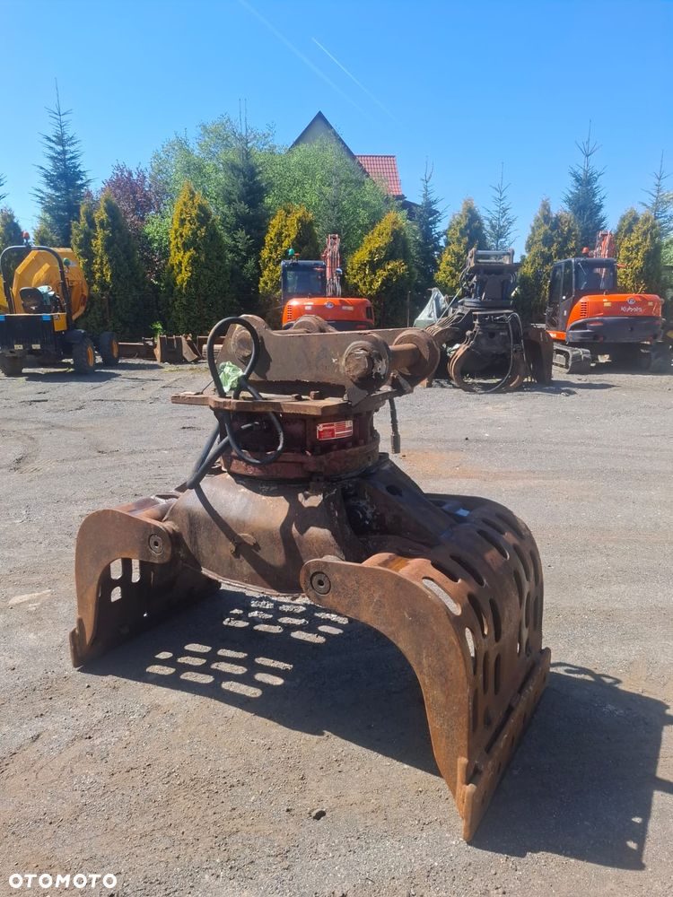 Chwytak chydrauliczny obrotowy sortujący wyburzeniowy kleszcze Demarec 1200kg - 6
