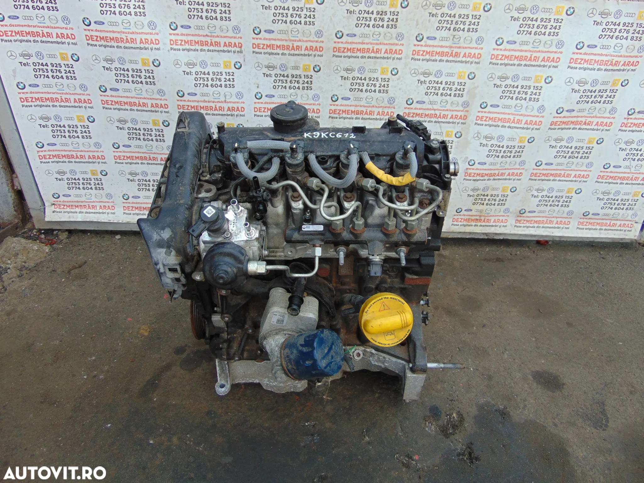Motor Renault 1.5 clio 4 k9kc612 Dacia Lodgy Logan MCV SaNDERO SCENIC DUSTER - 2