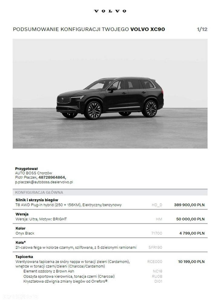Volvo XC 90 T8 AWD Plug-In Hybrid Ultra Bright 7os - 11