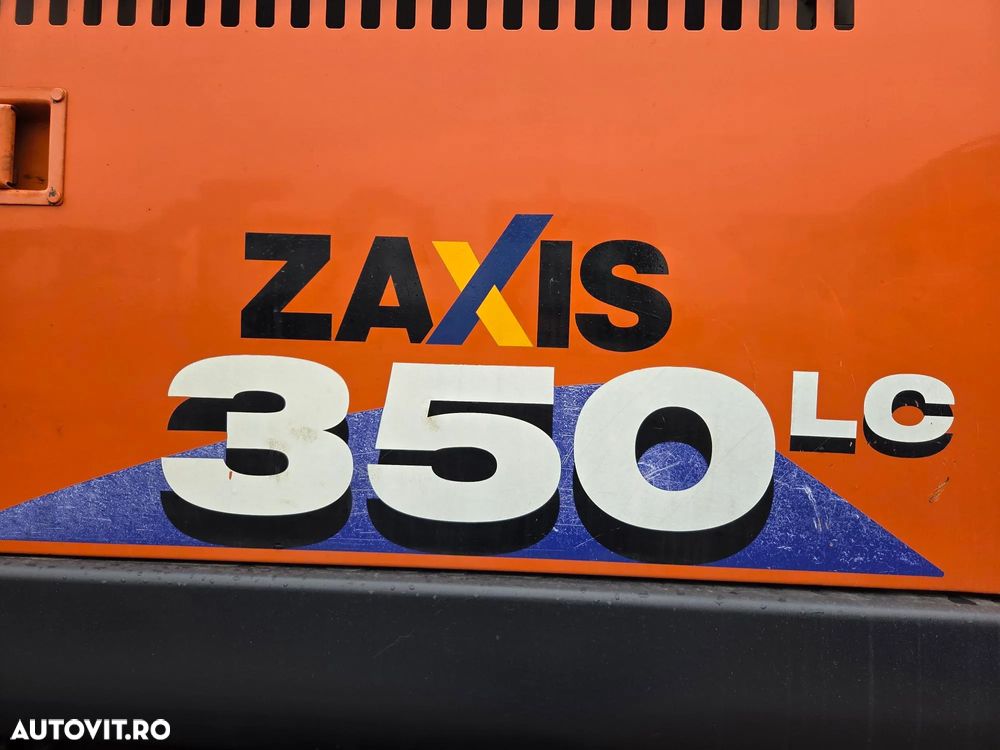 Hitachi BRATE LUNGI la 22m, cupa 1mc, 39 tone, HITACH ZX350LC-6, 2019, 7.452h, Consum mediu 21l/h, camera spate si laterale, Inst hydr pe brate, Cupa taluz, Lant 80% ok, Contragreutate, 284CP, posibilitate leasing, STARE FOARTE BUNA-PROMOTIE 179.900 EUR+Tva - 36