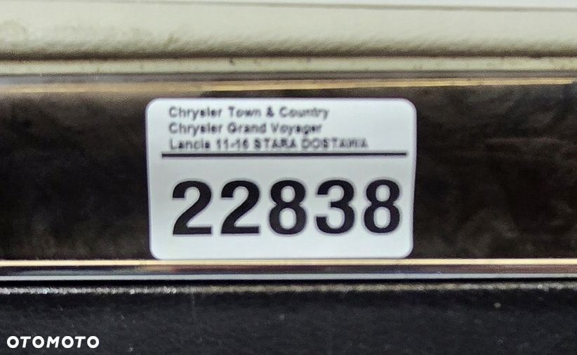 tapicerka boczek roleta drzwi tył lewy lancia voyager town country 12r - 6