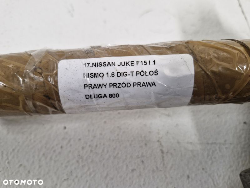 NISSAN JUKE F15 I 1 NISMO 1.6 DIG-T PÓŁOŚ PRAWY PRZÓD PRAWA DŁUGA - 5