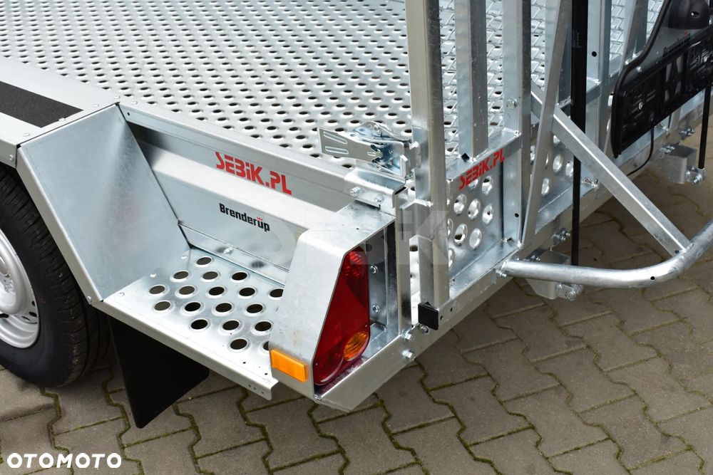 Brenderup Mocna przyczepa do minikoparki MT3080 S DMC 2700 kg. Stalowa podłoga !! - 8