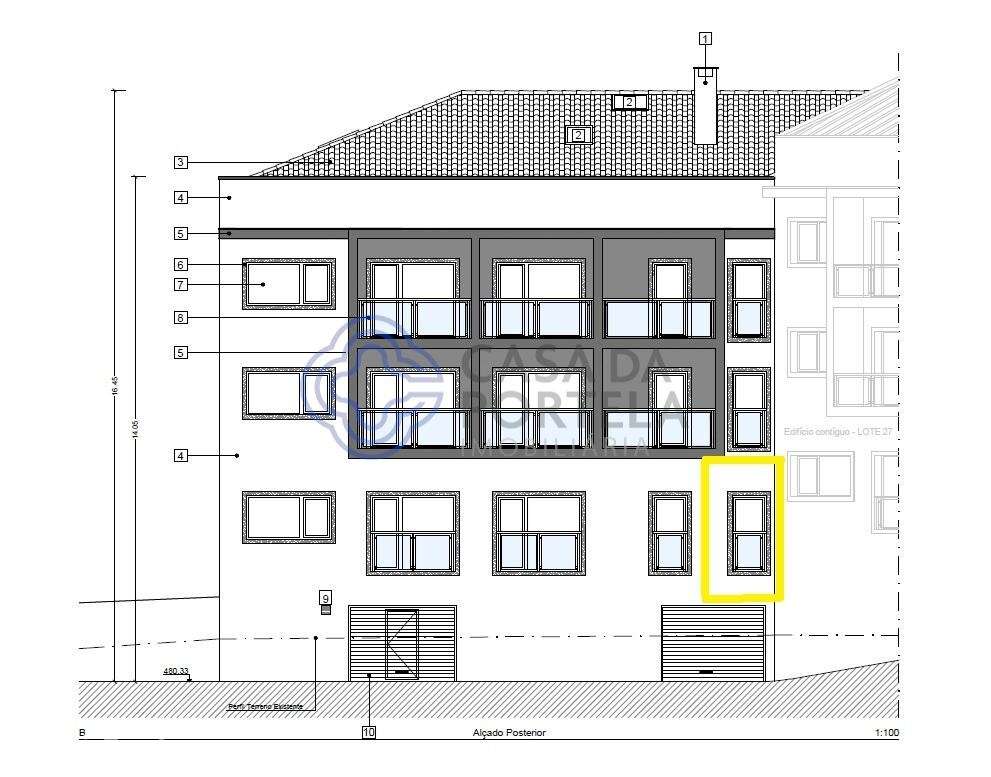 Apartamento T2 R/C "B"em construção com garagem | 79,85 m2 (área total - Grande imagem: 3/12