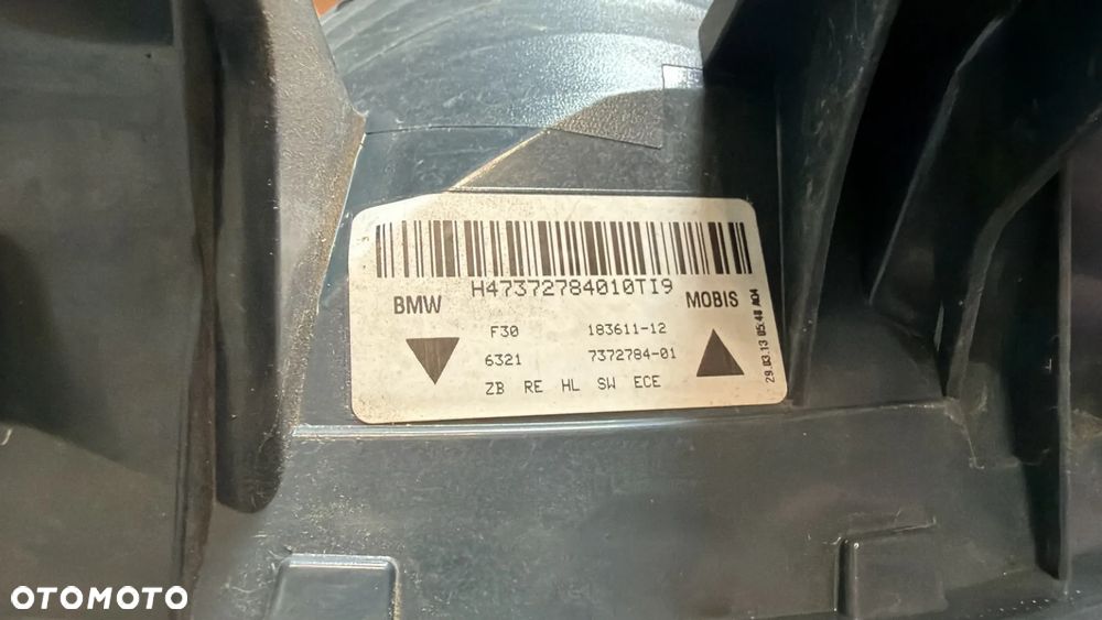 LAMPA PRAWY TYŁ W BŁOTNIK BMW F30 7372784 - 3