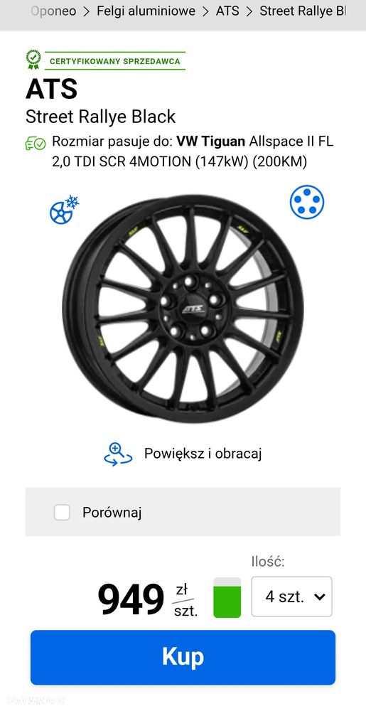 Kola letnie Ast  235 50/R19 SUV - 2