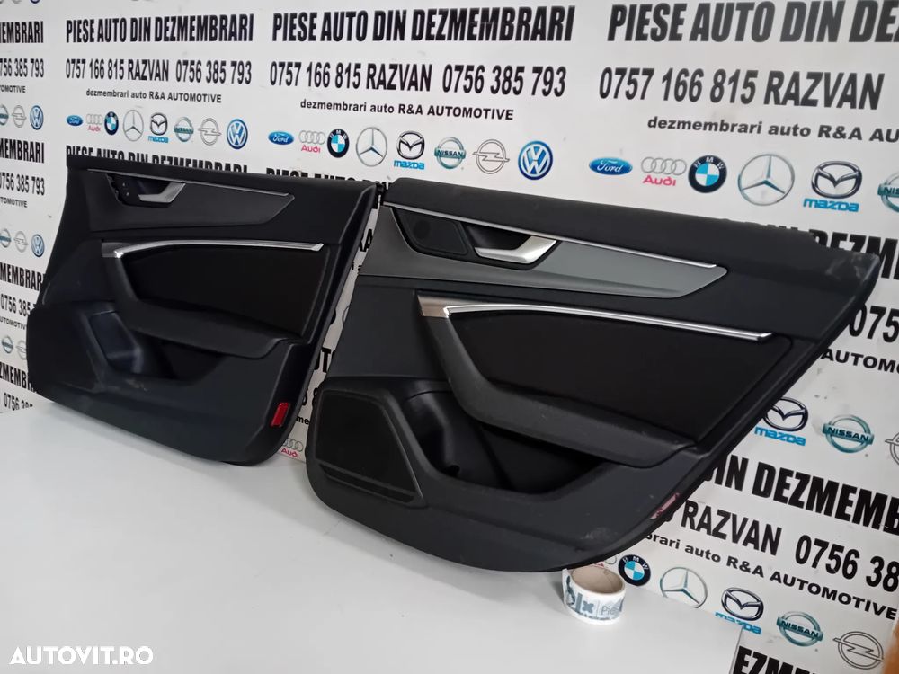 Fata Tapiterie Usa Dreapta Fata Spate Audi A6 4K C8 Cu Lumini Ambientale LED - 6