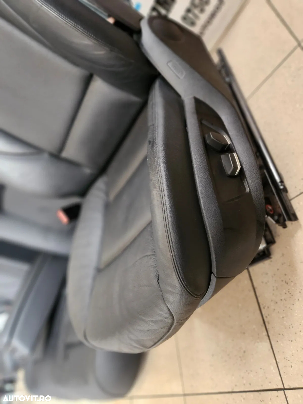 Interior Complet Scaune Piele Neagra Electrice Bmw Seria 7 F01 F02 F03 F04 Volan Stanga Europa Star - 7