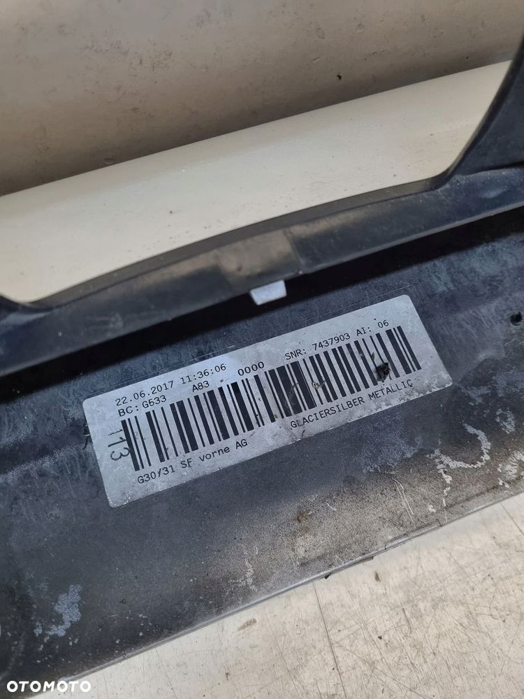 bmw 5 g30 g31 zderzak przód przedni kompletny spryski - 14