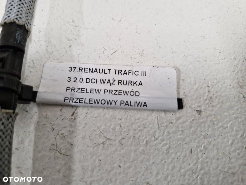 RENAULT TRAFIC 3 III VIVARO B 2.0 DCI WĄŻ RURKA PRZELEW PALIWA PRZEWÓD PALIWOWY - 5