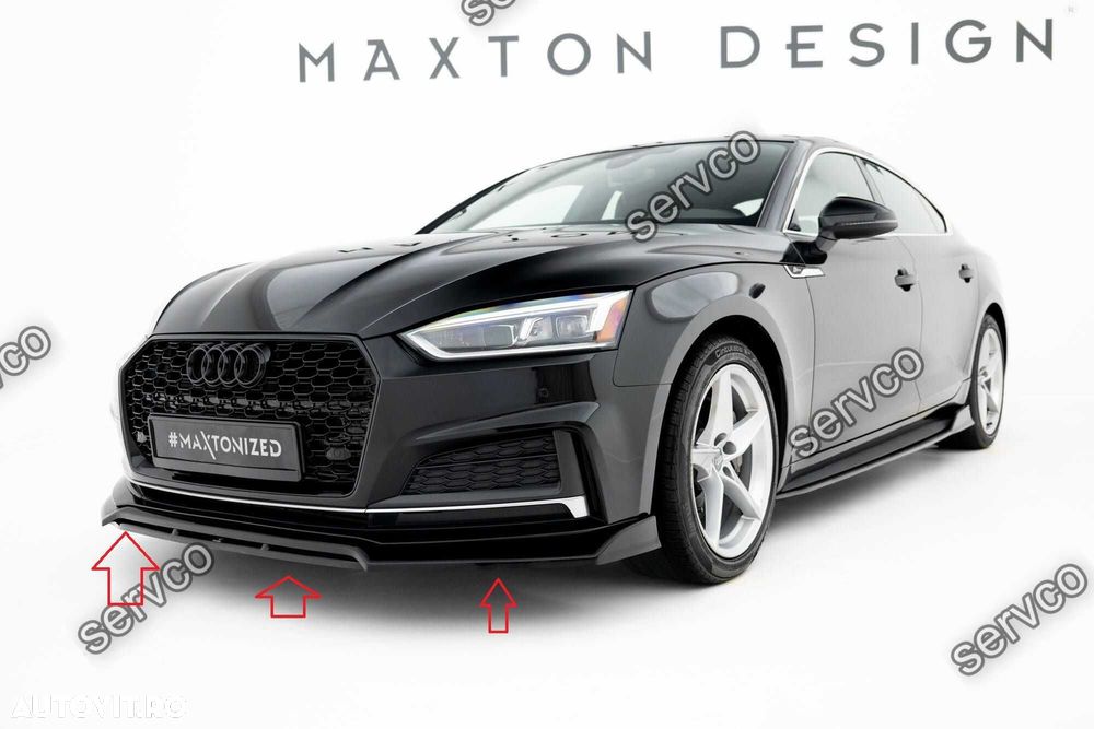 Prelungire bara fata Audi S5 A5 S-Line F5 2017-2019 v17 Maxton Design - 2