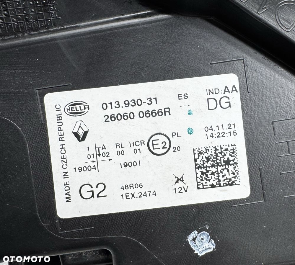 Reflektor lampa Pure Led Renault Capture II 260600.666R - 6