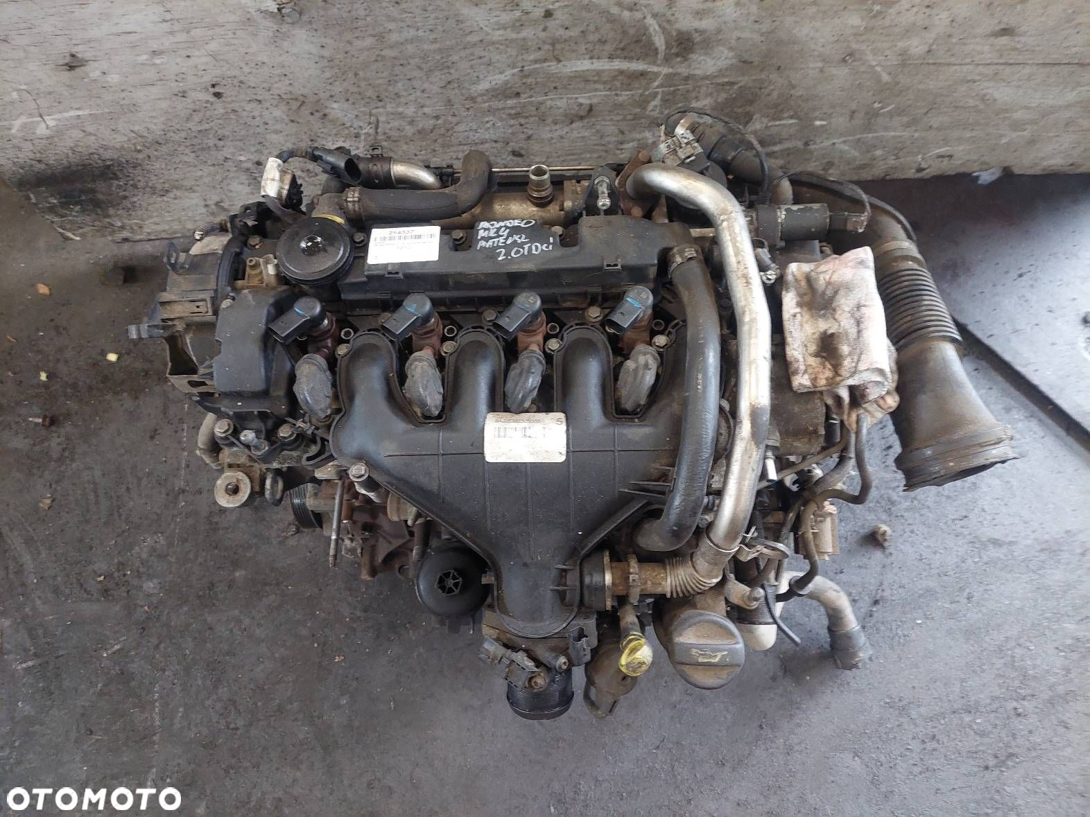 SILNIK DIESEL + POMPA WTRYSKI TURBO MONDEO MK4 2.0 TDCI D4204T QXBA - 9