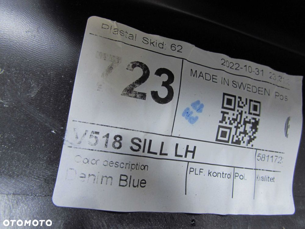 VOLVO XC90 II LIFT 18- LISTWA PROGOWA NAKLADKA LEWA DENIM BLUE 31672380 - 7