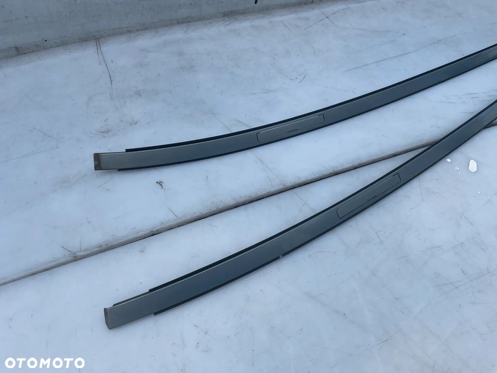 LISTWA DACHOWA LEWA PRAWA BMW E90 SEDAN A34 ARKTIS METALLIC TITANSILBER - 2