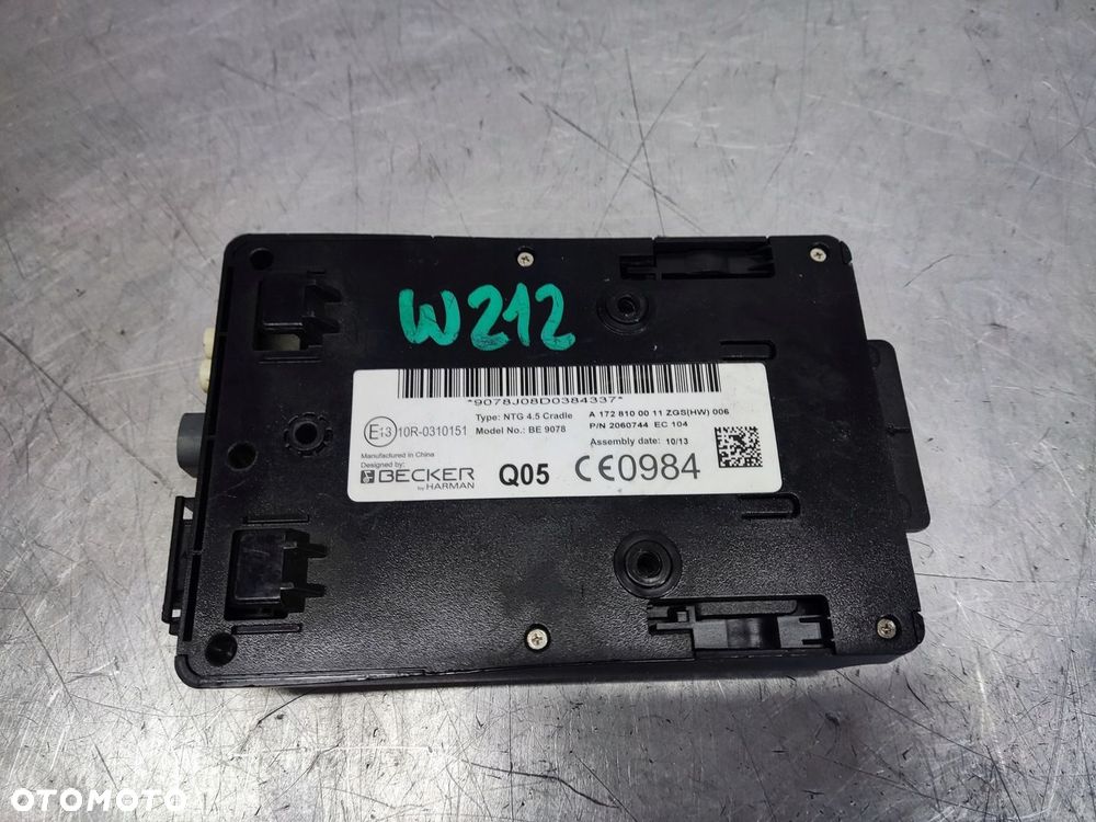 MERCEDES C KLASA W204 MODUŁ NAWIGACJI BECKER UCHWYT A1728100011 A1669008808 - 4