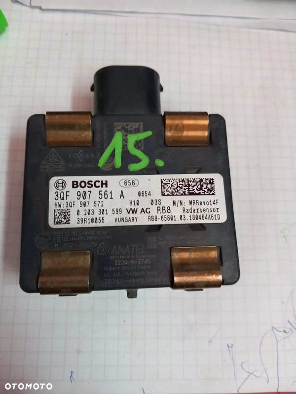 RADAR DISTRONIC ACC VW AUDI SEAT SKODA 3QF907561A