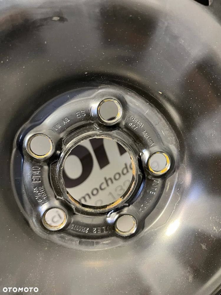 Felga Stalowa Volkswagen  5.5" x 15" 5x100 ET 40 2Q0601027 - 10