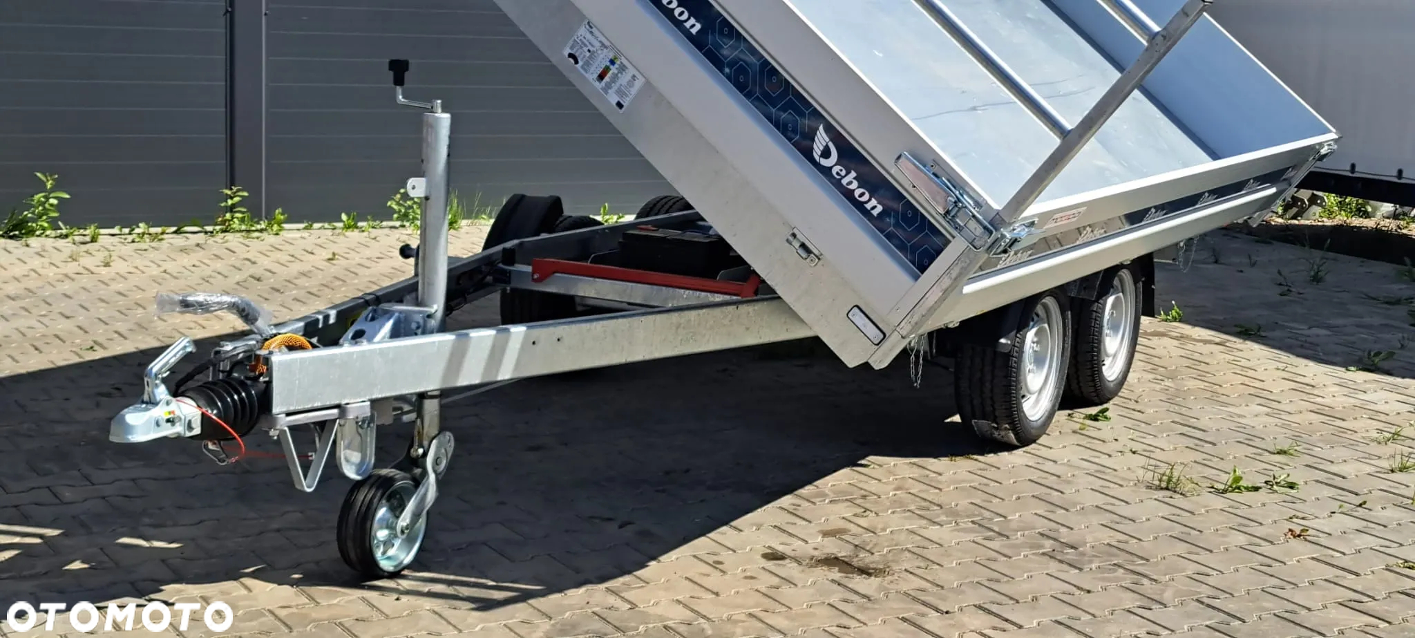 Debon DOSTAWA! Przyczepa wywrotka wym. 360x180x35cm, PW 3.6 Cheval Liberte TRÓJSTRONNY WYWROT HYDRAULICZNY! Burty aluminiowe, DMC 3500kg KIPER - 5