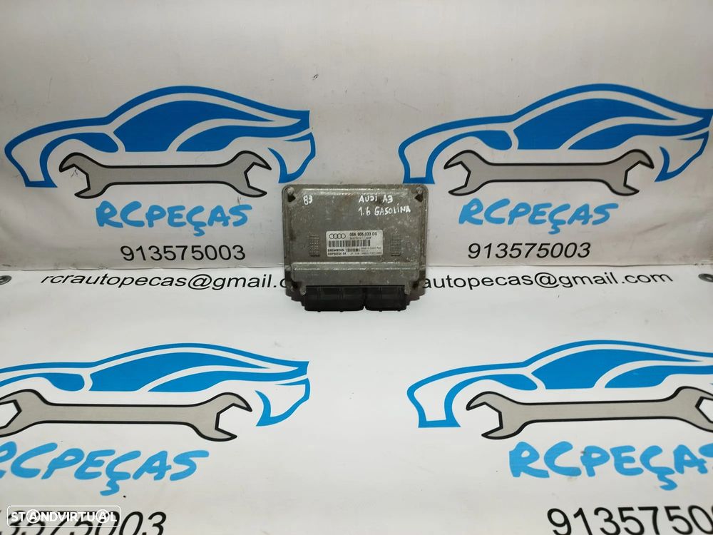 CENTRALINA ECU MOTOR AUDI A3 1.6 102 CV 06A906033DS 06A906033 DS 5WP40264 04 BFQ - 1