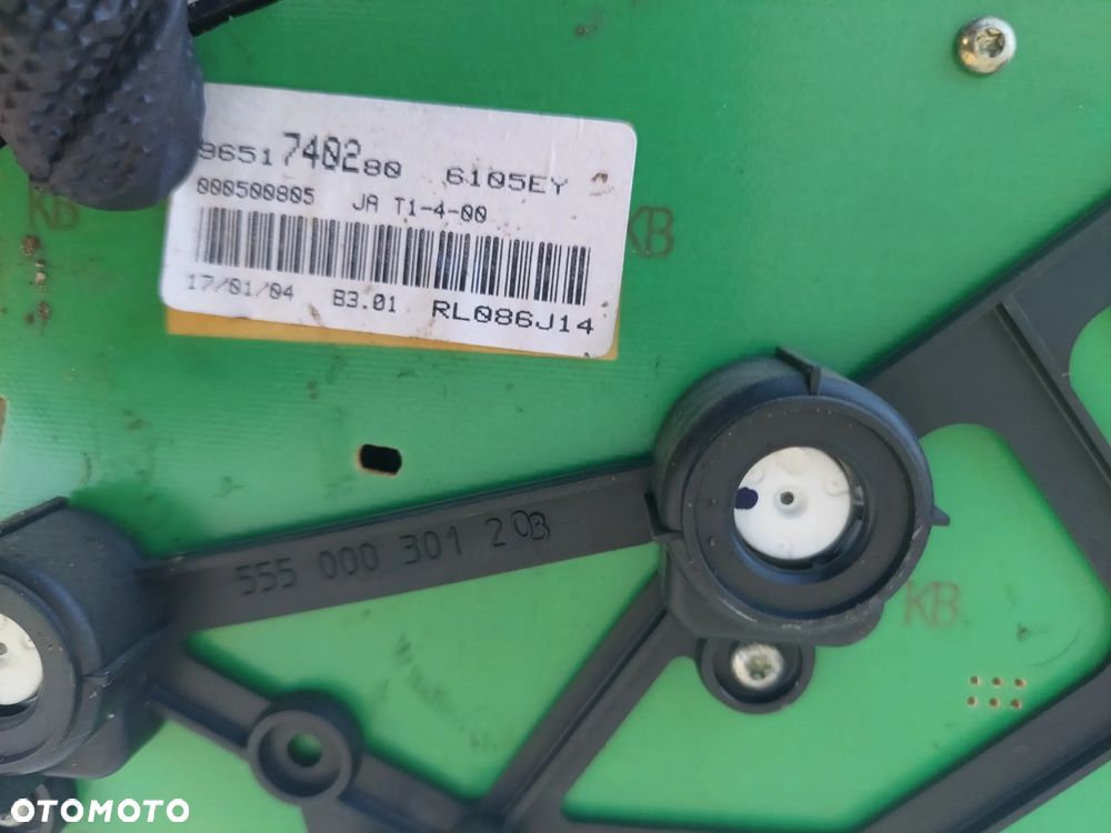 LICZNIK ZEGARY PEUGEOT 206 LIFT 1.4 16V 9651740280 - 2