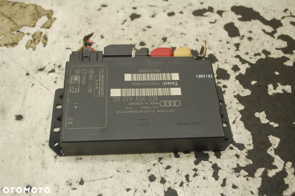 MODUŁ KOMFORTU 8E0959433AQ AUDI A4 B6 B7 - 1