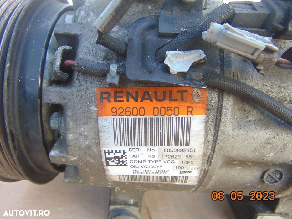Compresor clima renault clio 1.2 clio 4 2012-2019 valeo - 3