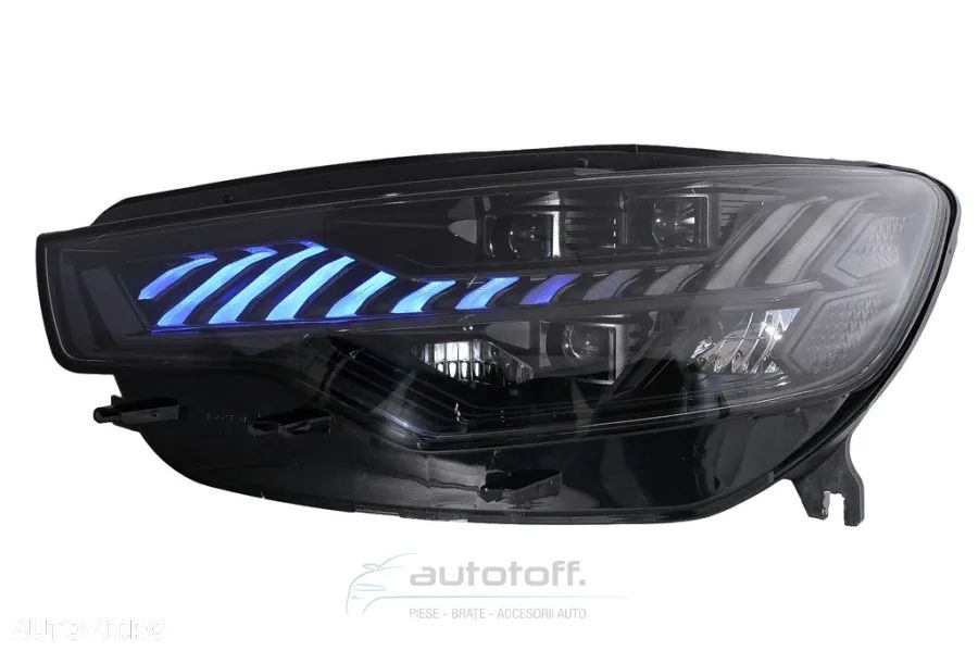 Faruri LED compatibile cu Audi A6 C7 4G (2011-2014) Facelift Design conversie Xenon la LED - 6