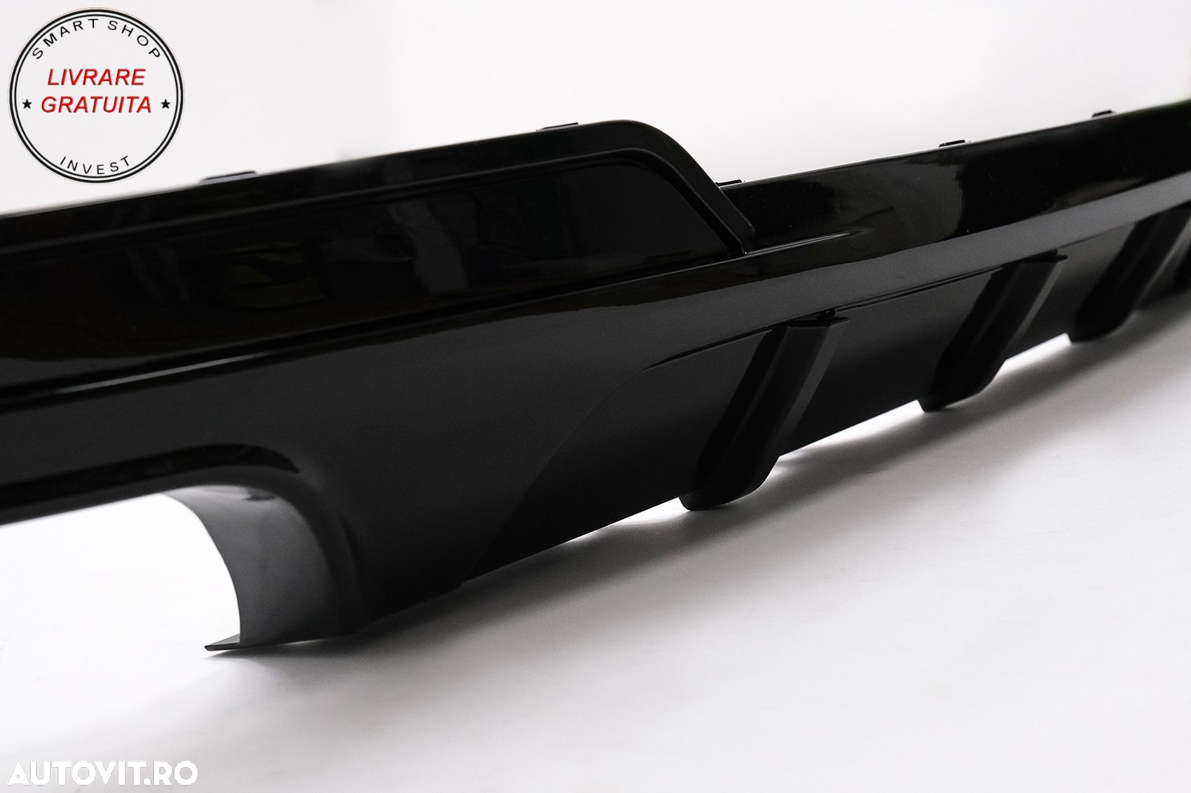 Difuzor de aer cu evacuare dubla stanga BMW Seria 5 F10 F11 (2011-2017) M-Performa- livrare gratuita - 4