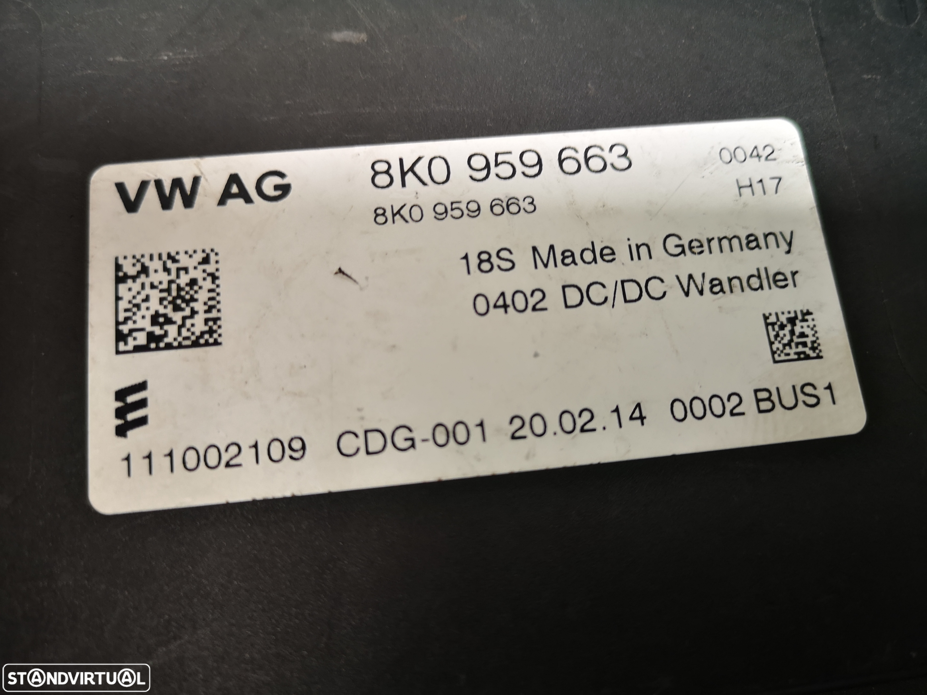 Modulo voltagem audi A4 A5 B8 2008-2014 (2x no estoque) - 4