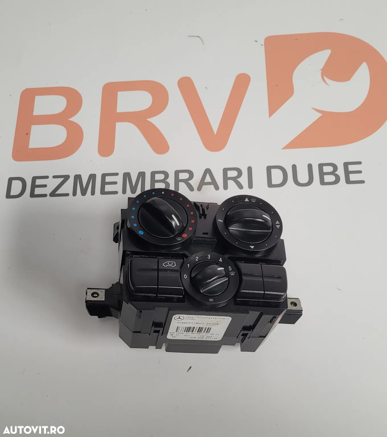 Panou comanda fara (AC) pentru Mercedes Vito W639 Euro 5 / 2010-2014 - 2