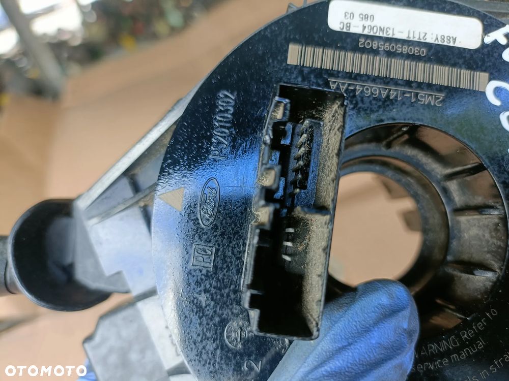 FORD TOURNEO CONNECT MK1 02-13 r. PRZEŁĄCZNIK ZESPOLONY MANETKI 2T1T13335AB TAŚMA AIRBAG 2M51-14A664-AA + - 6