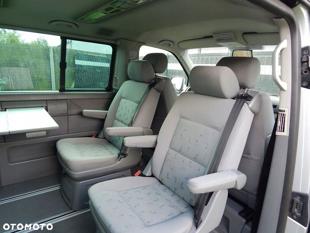 vw t5 multivan środek wnętrze fotel podłoga szyny tapicerka 1-drzwi komplet - 5