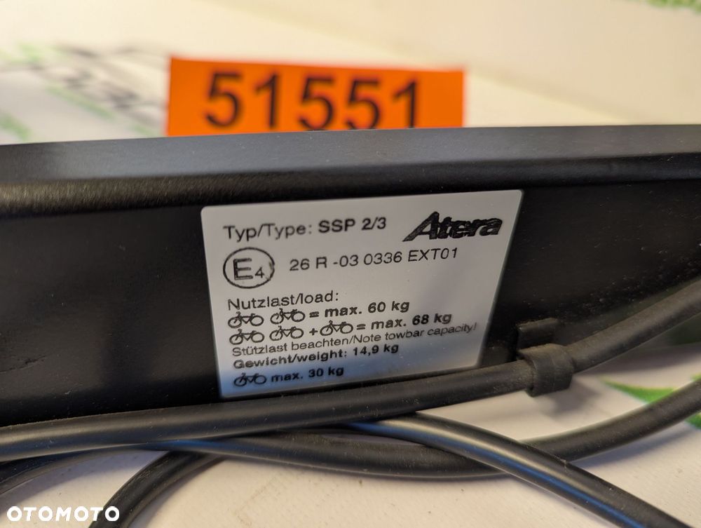 Uchwyt bagażnik rowerowy na hak na 2 rowery Atera Strada Sport M2 - 6