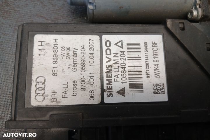 Motoras macara geam fata stanga 8E1959801H 0130821765 8E1959801H 0130 - 5