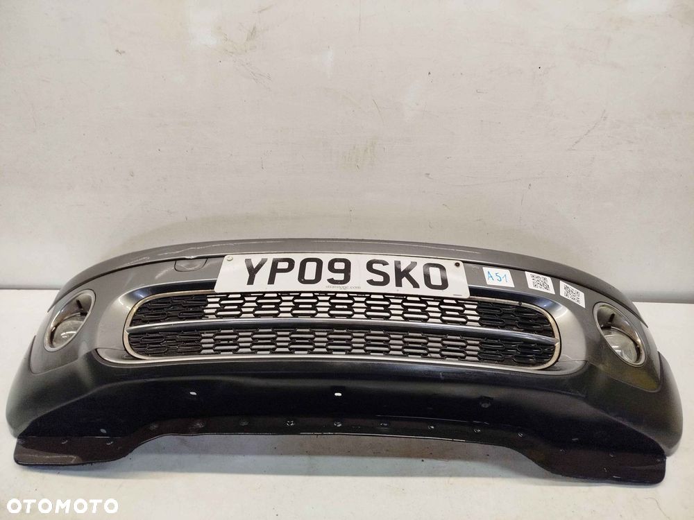 + ZDERZAK PRZÓD PRZEDNI MINI COOPER R56 R55 871/7 SZARY HALOGENY - 1