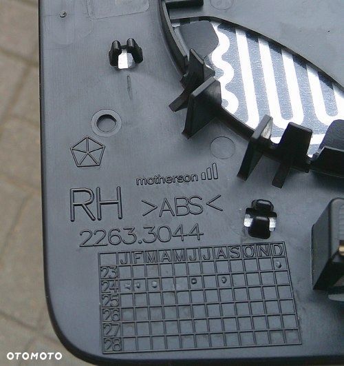 JEEP WRANGLER IV JL WKŁAD PRAWEGO LUSTERKA ASYSTENT ORYGINAŁ - 4